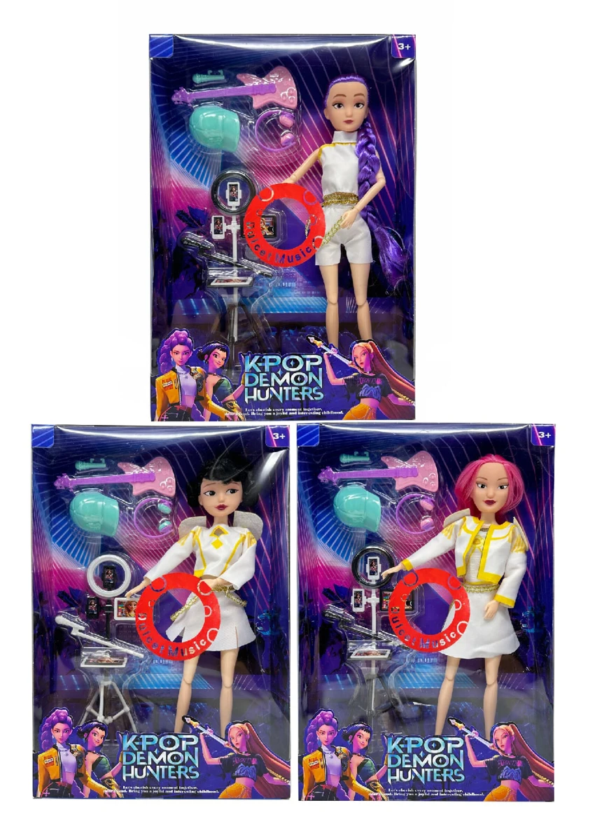 Generasi ke - 2 K-POP berburu setan dengan cahaya musik 12 sendi, dengan peralatan siaran langsung dengan set gitar