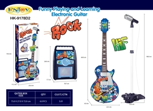 Guitar + Standing Microphone + Speaker