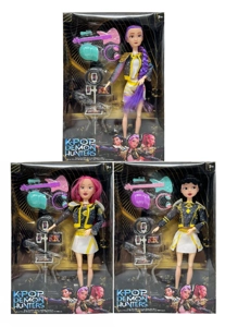 รุ่นที่ 3 K-POP 12 ข้อต่อ กลุ่มนักล่ามดทึบ พร้อมอุปกรณ์ถ่ายทอดสด พร้อมชุดกีตาร์