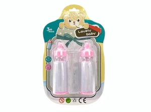 Pretend play baby magic orange juice bottle