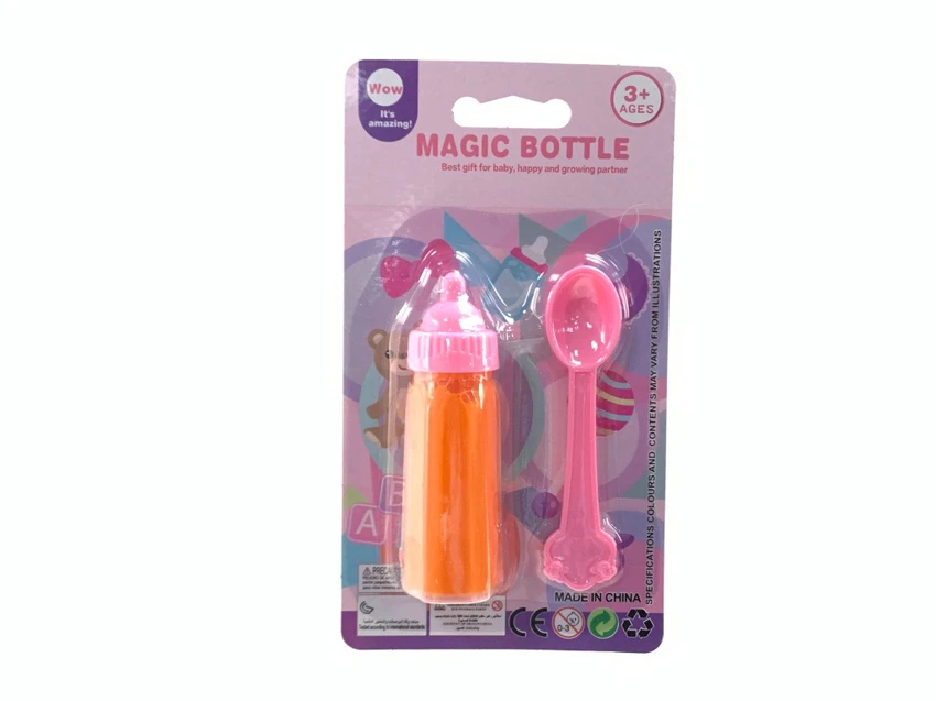Pretend play feeding bottle with liquid