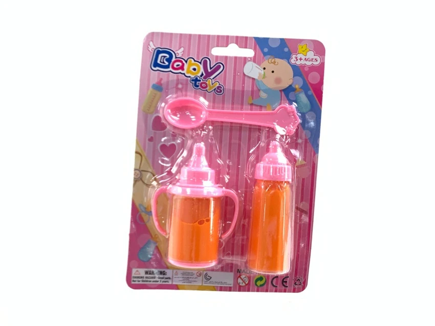Pretend play feeding bottle with liquid