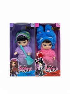 Generation 2 8 inch 12-joint solid plush animal Belaz doll with guitar and bouquet