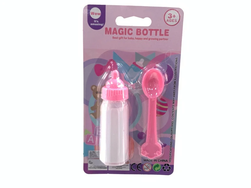 Pretend play feeding bottle with liquid