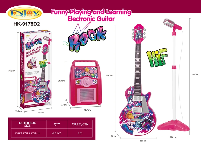 Guitar + Standing Microphone + Speaker