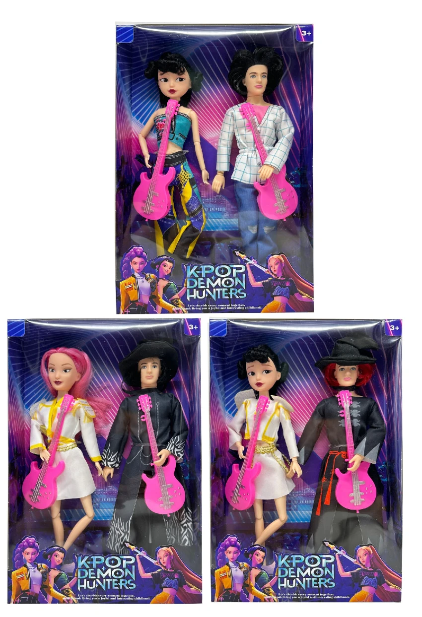 รุ่นที่ 2 K-POP 11.5 นิ้ว 12 ข้อ กลุ่มนักไล่ปีศาจหญิง, กลุ่มนักไล่ปีศาจชาย 2 คนผสมกับกีตาร์