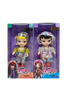 Generasi 2 8 inci 12 sendi padat boneka fesyen Bellaz dengan kalung