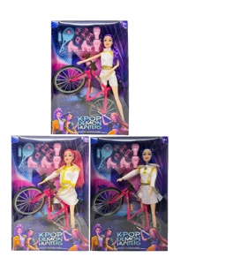 รุ่นที่ 2 K-POP 11.5 นิ้ว 12 ข้อต่อ กลุ่มนักล่ามดทึบ พร้อมสเก็ต ขนนกแพทชุดแข่งรถ