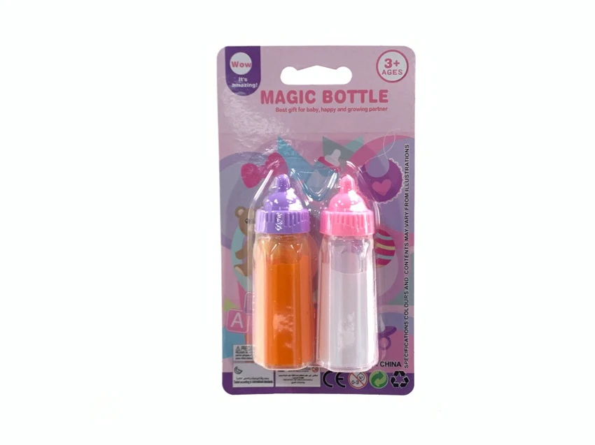 Pretend play feeding bottle with liquid