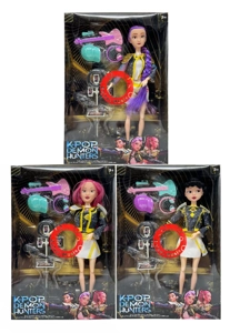 K-POP generasi ketiga dengan muzik cahaya, 12 sendi, kumpulan pemburu setan, dengan peralatan siaran langsung dan set gitar