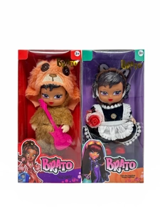 Generation 2 8 inch 12-joint solid plush animal Belaz doll with guitar and bouquet