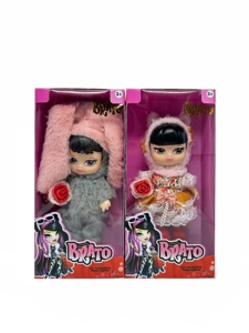 Generasi 2 8 inci 12 sendi padat boneka haiwan Belaz dengan bunga