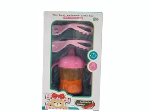 Pretend play baby magic large orange juice bottle