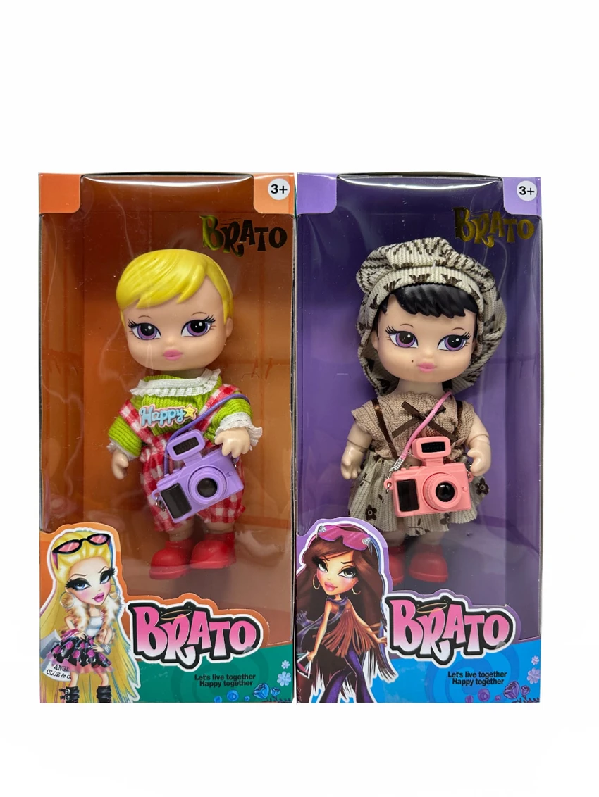 Generasi 2 8 inci 12 sendi fesyen badan padat Bellaz anak patung dengan kamera