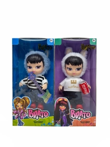 Generasi 2 8 inci 12 sendi padat boneka fesyen Bellaz dengan gitar dengan botol cola