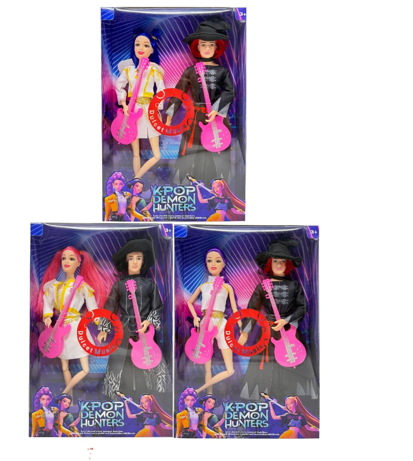 Generasi ke - 2 K-POP berburu setan dengan cahaya musik 12 sendi, dengan peralatan siaran langsung dengan set gitar