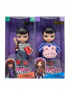 Generasi 2 8 inci 12 sendi fesyen badan padat boneka Belaz dengan botol cola