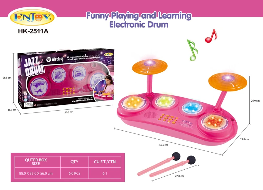 Silicone Musical Instrument Drum