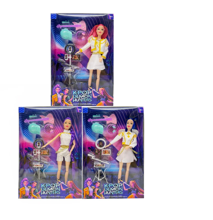 Generasi 2 K-POP Demon Hunt 12 Joint Body Witch Hunt, dengan peralatan siaran langsung dan set gitar