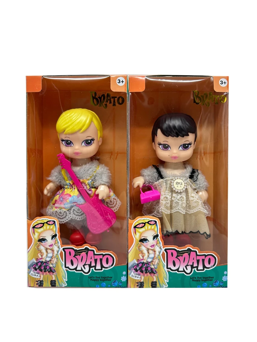 Generasi 2 8 inci 12 sendi padat boneka fashion Bellaz dengan karangan bunga dan gitar