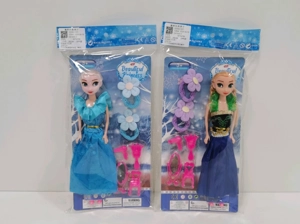 11.5-inch Solid Body Fixed Hand Ice Princess with Accessories