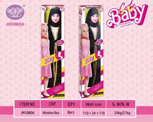 108cm gaun hitam Barbie
