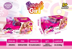 Electric Universal Magenta Barbie Car