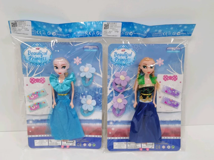 11.5นิ้วของร่างกายแข็งมือหิมะน้ําแข็งบวกเครื่องประดับผม