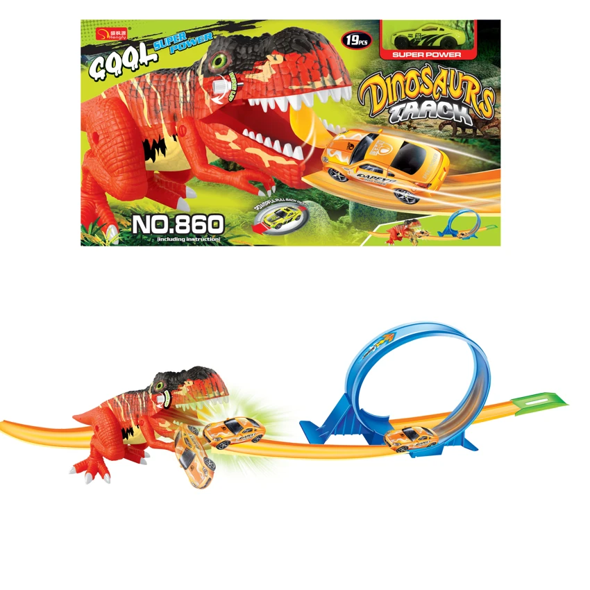 Kereta kereta api bertema dinosaur