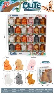 6 Vinyl Pet Dog Styles, 24 per Display Box