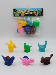 Vinyl 6 Dinosaurs, PVC Header Bag