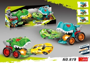 Dinosaur & Shark Ejection Cars