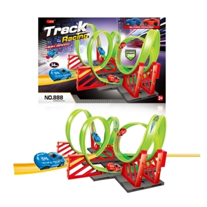 Pull-back Track Car (with 2 cars)