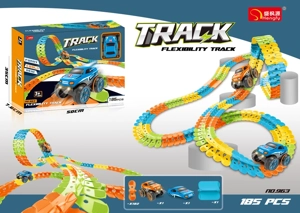 Electric Light-up Track Car