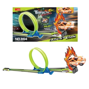 Glow-in-the-dark Track Car