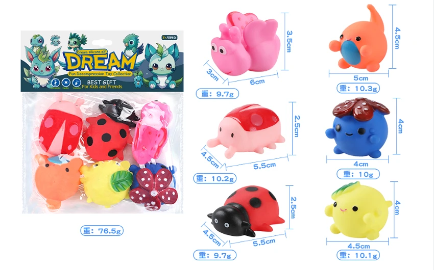 Vinyl 6 Cute Pets, PVC Header Bag