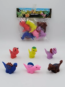 Vinyl 6 Dinosaurs, PVC Header Bag