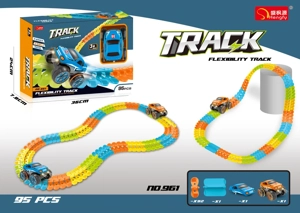 Electric Light-up Track Car