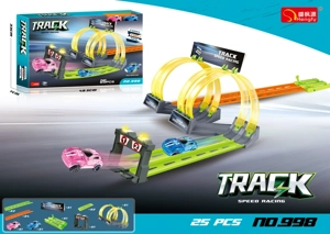 Pull-back Dual Track Car