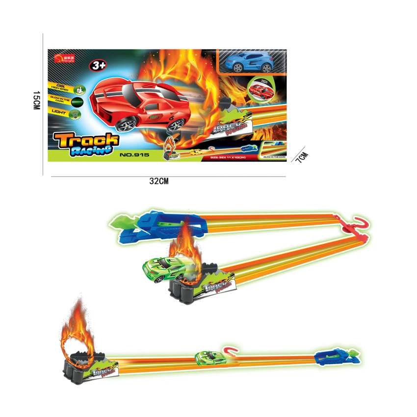 Fire Ring-themed Glow-in-the-dark Ejection Track Car