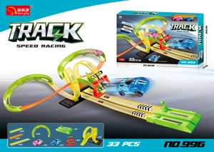 Pull-back Dual Track Car