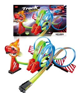 Pull-back Track Car (with 2 cars)