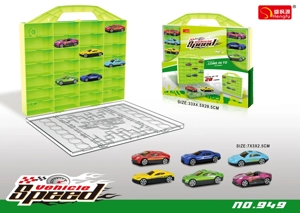 Storage Box with 6 Die-cast Cars