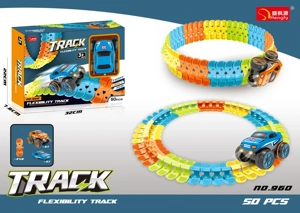 Electric Light-up Track Car