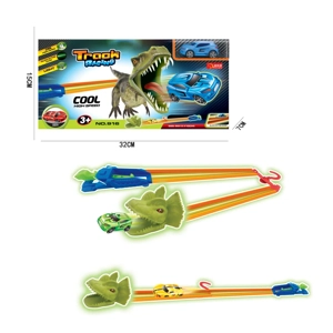 Dinosaur-themed Glow-in-the-dark Ejection Track Car
