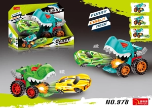 Dinosaur & Shark Ejection Cars