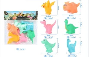 Vinyl 6 Dinosaurs, PVC Header Bag