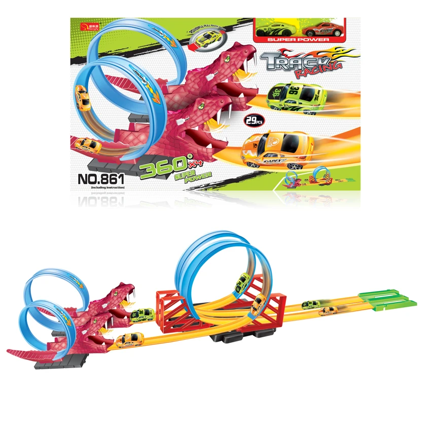 Cobra-themed Track Car (Large Box)