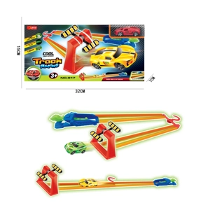 Revolving Door Glow-in-the-dark Ejection Track Car