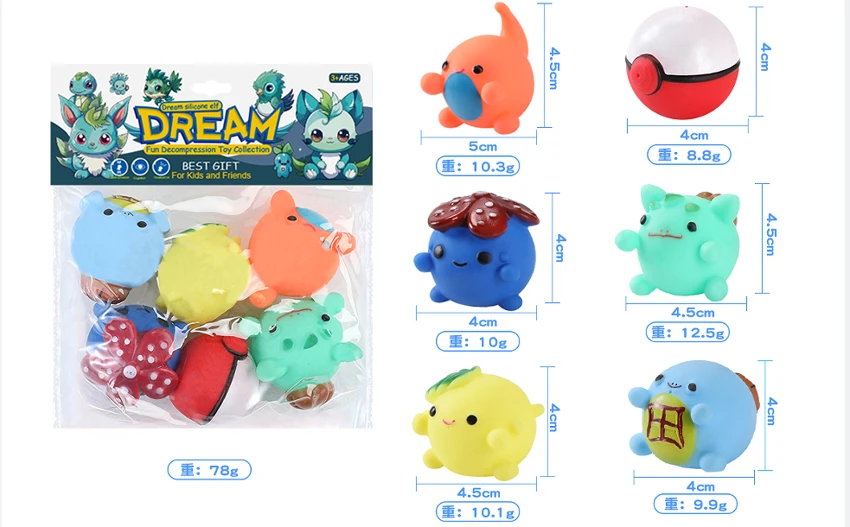 Vinyl 6 Cute Pets, PVC Header Bag